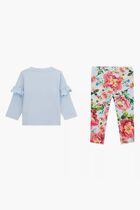 Floral Top and Leggings Set