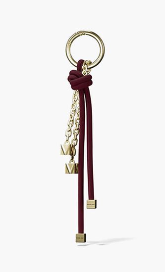 Gold Tone and Cord Bag Charm