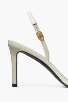 DOUBLE T BUCKLE HEEL SANDAL 85MM