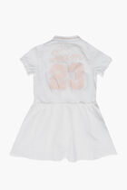 TEAM 23 TEE DRESS SS WHITE PINK
