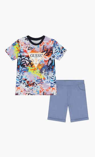 Graffiti Shorts Set