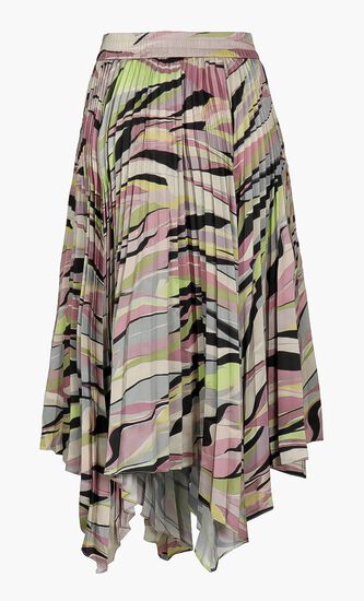 Pleated Midaxi Skirt