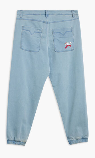 KNITTED DENIM JOGGER