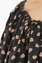 True Print Asymmetrical Blouse