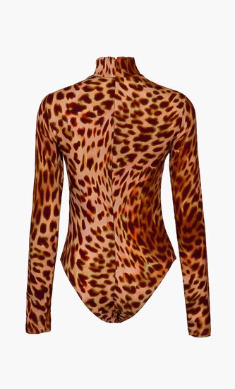 Leopard Print Bodysuit