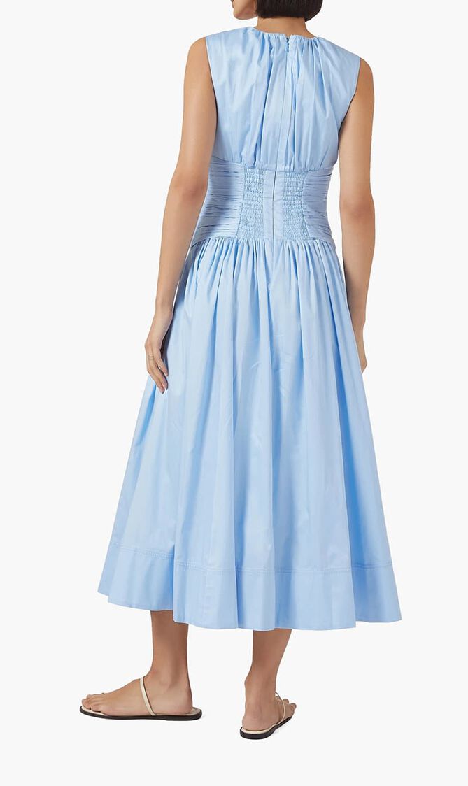 Agatha Knot Waist Midi Dress