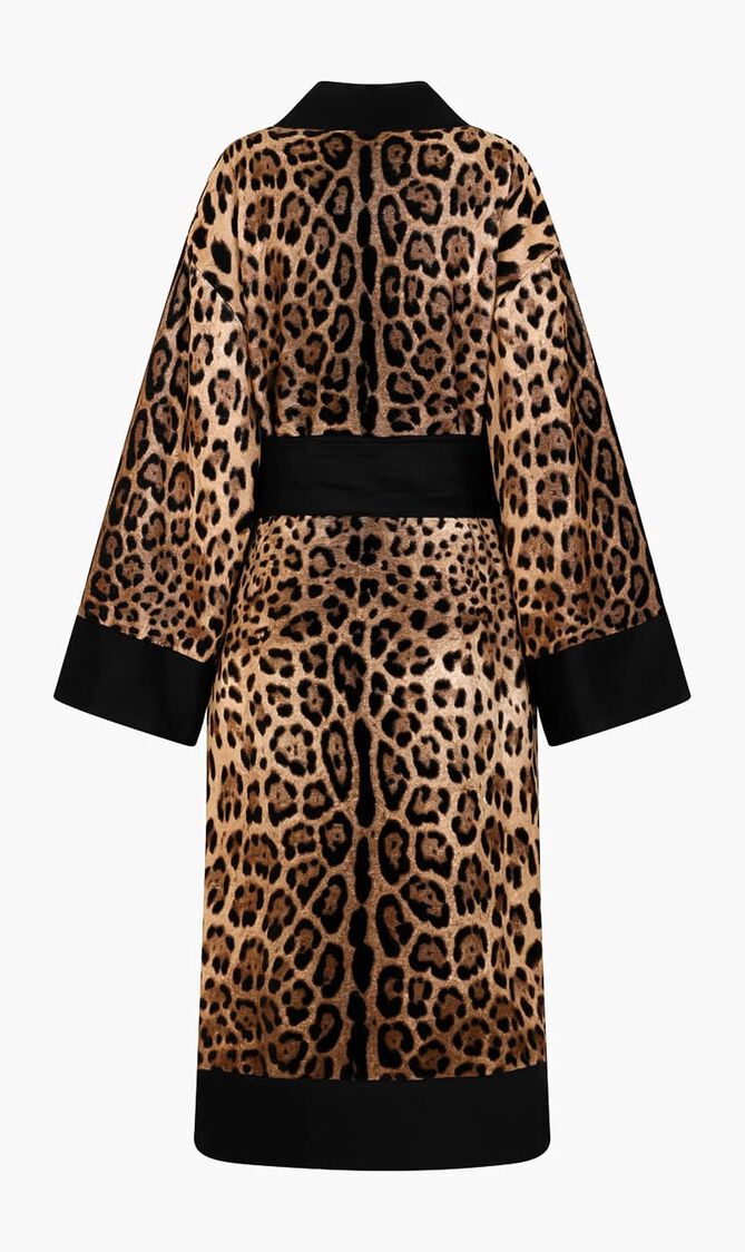 DGA LEOPARD BATHROBE