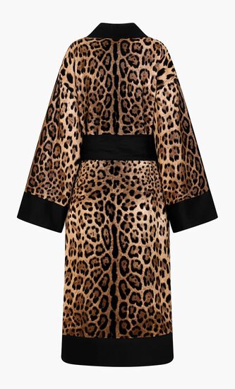 DGA LEOPARD BATHROBE