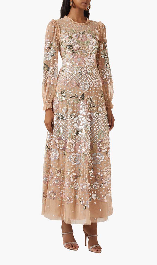 Rosalie Embellished Ankle Gown