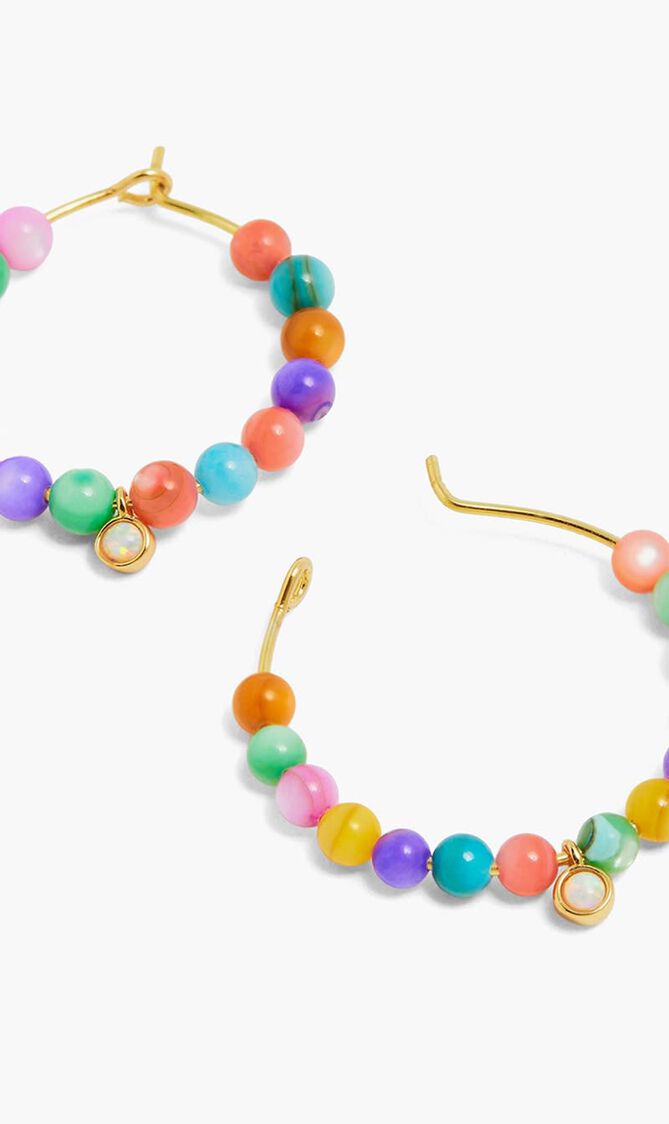 Carnival Hoop Earrings