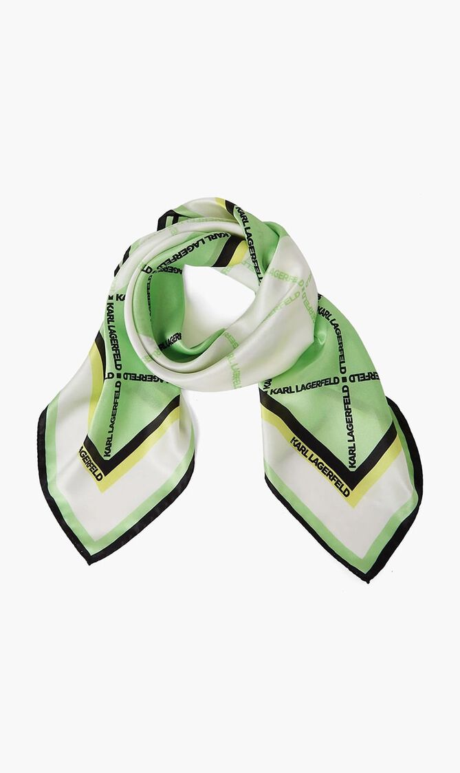 K/Essential Cross Silk Scarf
