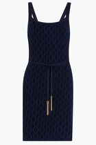 Sleeveless Wavy Rib Genna Mirage Dress