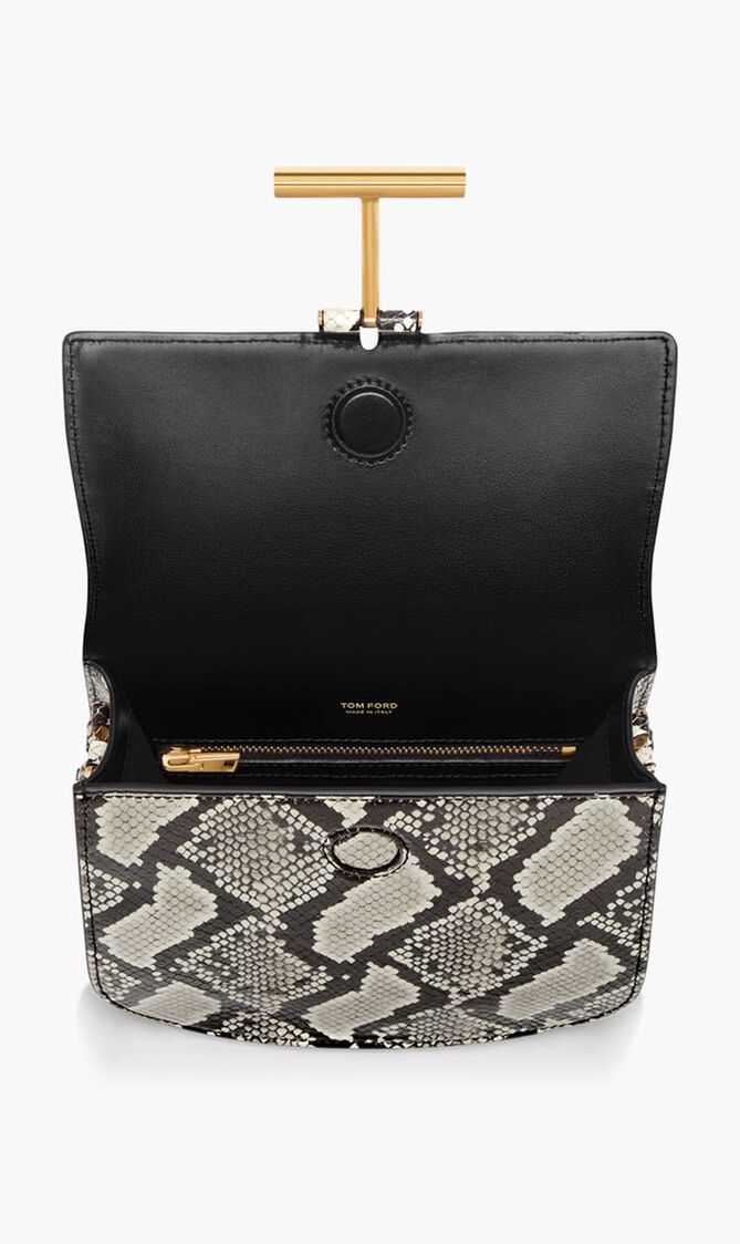 Printed Python Tara Mini Crossbody Bag