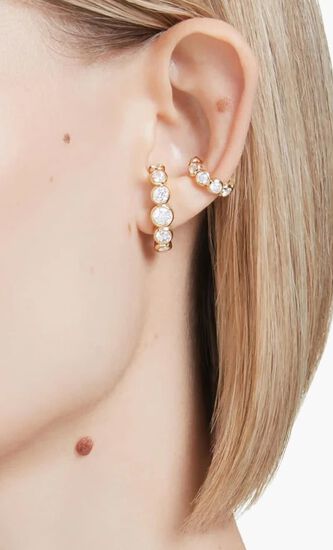 Imber Hoop Earrings and Ear Cuff