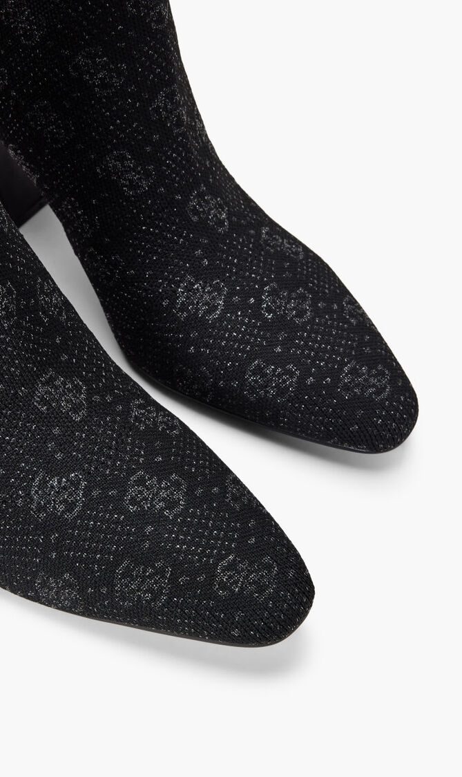 Logo Knit Boots