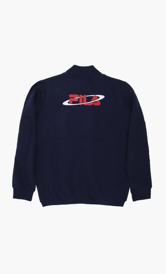 Funnel Neck Zipper Jacket