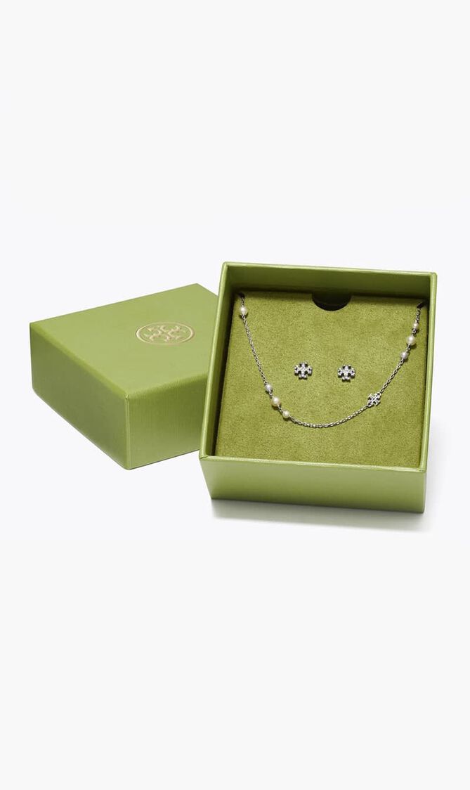 Kira Necklace and Stud Earring Set