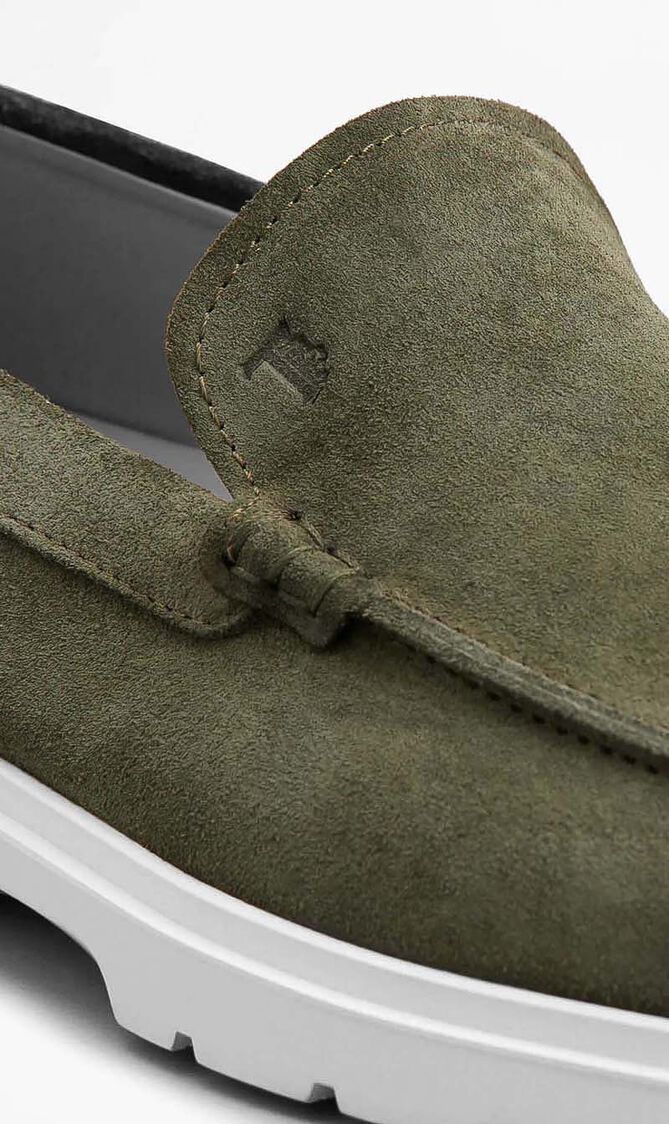 Suede Slipper Loafers