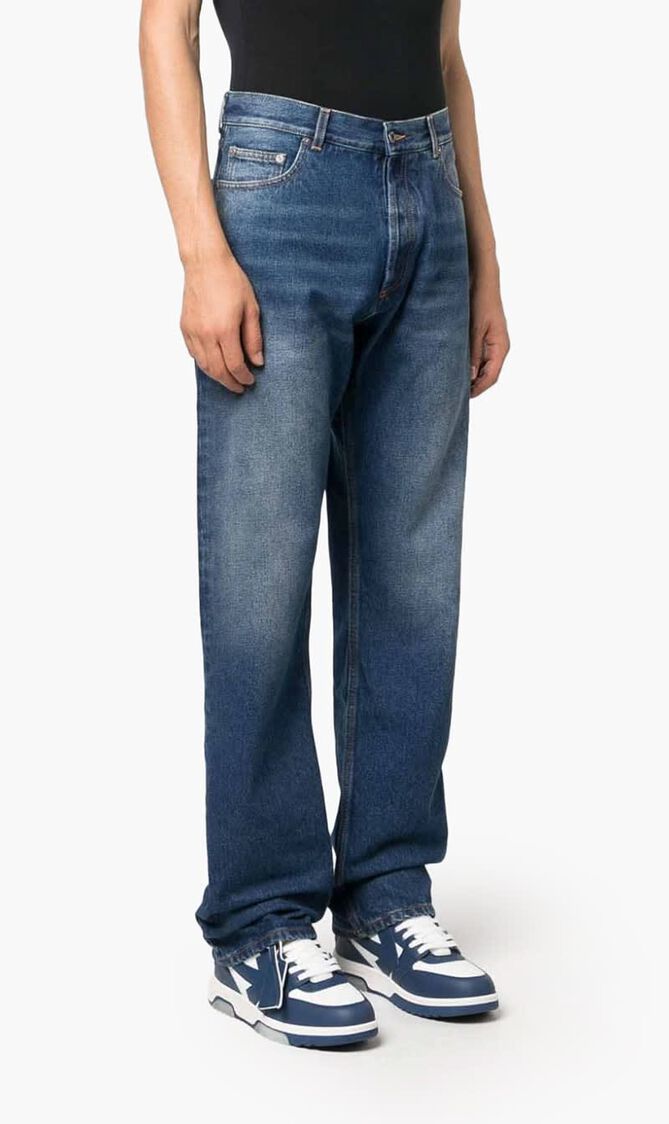 ARR TAB LOOSE JEANS MEDIUM BLUE NO COLOR