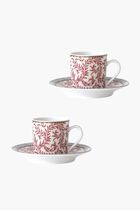 Braquenie Set Of 2 Espresso Cups And Saucers