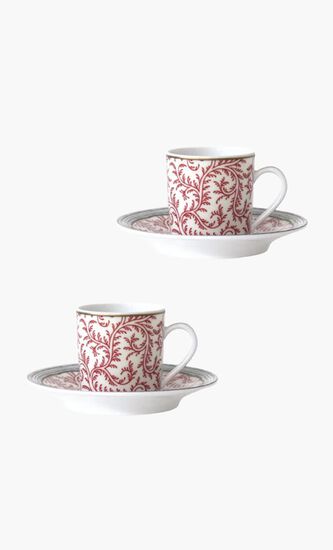 Braquenie Set Of 2 Espresso Cups And Saucers