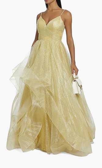 Embellished Tulle Gown