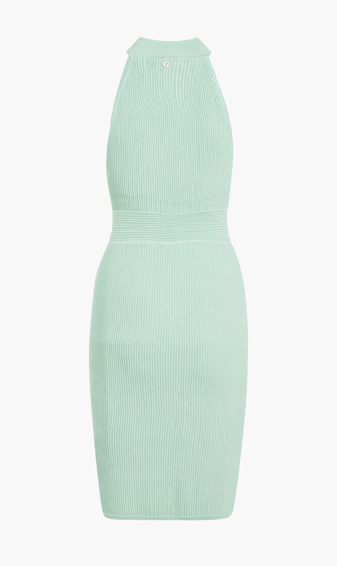 ES SL MOCK NECK JANICE DRESS
