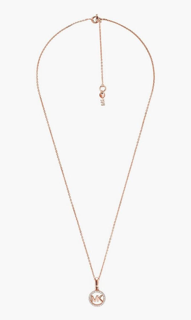 Custom Kors Rose Gold Necklace