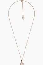 Custom Kors Rose Gold Necklace
