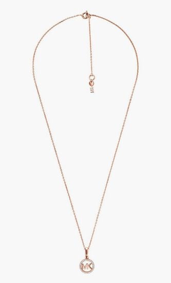 Custom Kors Rose Gold Necklace