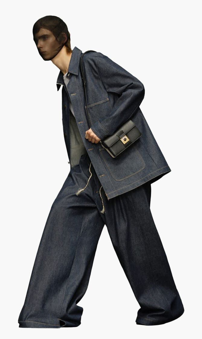 CLUTCH FLAP HANDBAG BLACK