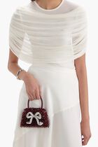 Embellished Micro Bow bag