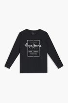 Glitter Logo Long Sleeve T-shirt
