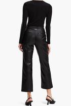 FAUX LEATHER ZIP PANTS