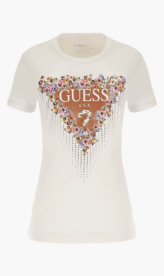 Ss Cn Bouquet Triangle Tee