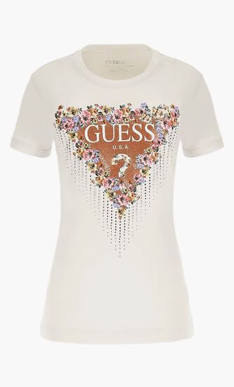 Ss Cn Bouquet Triangle Tee