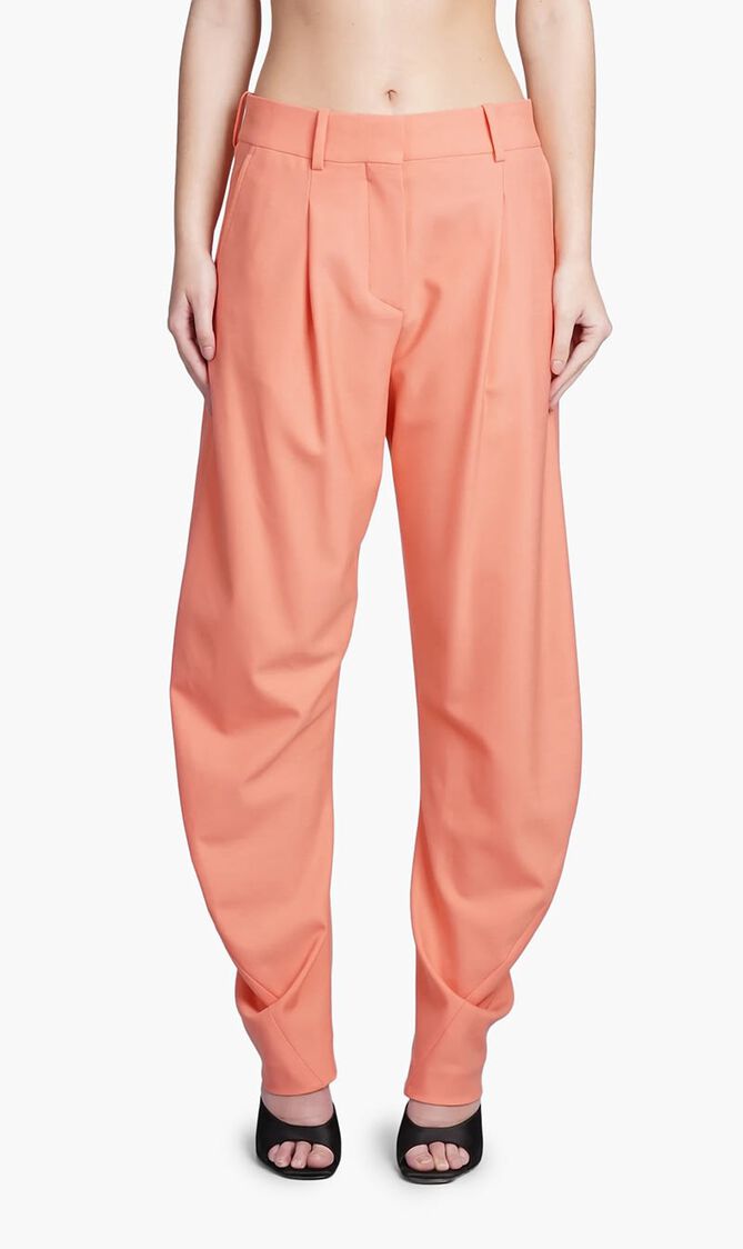 WO BLEND TWIST BANANA PANT CORAL RED COR
