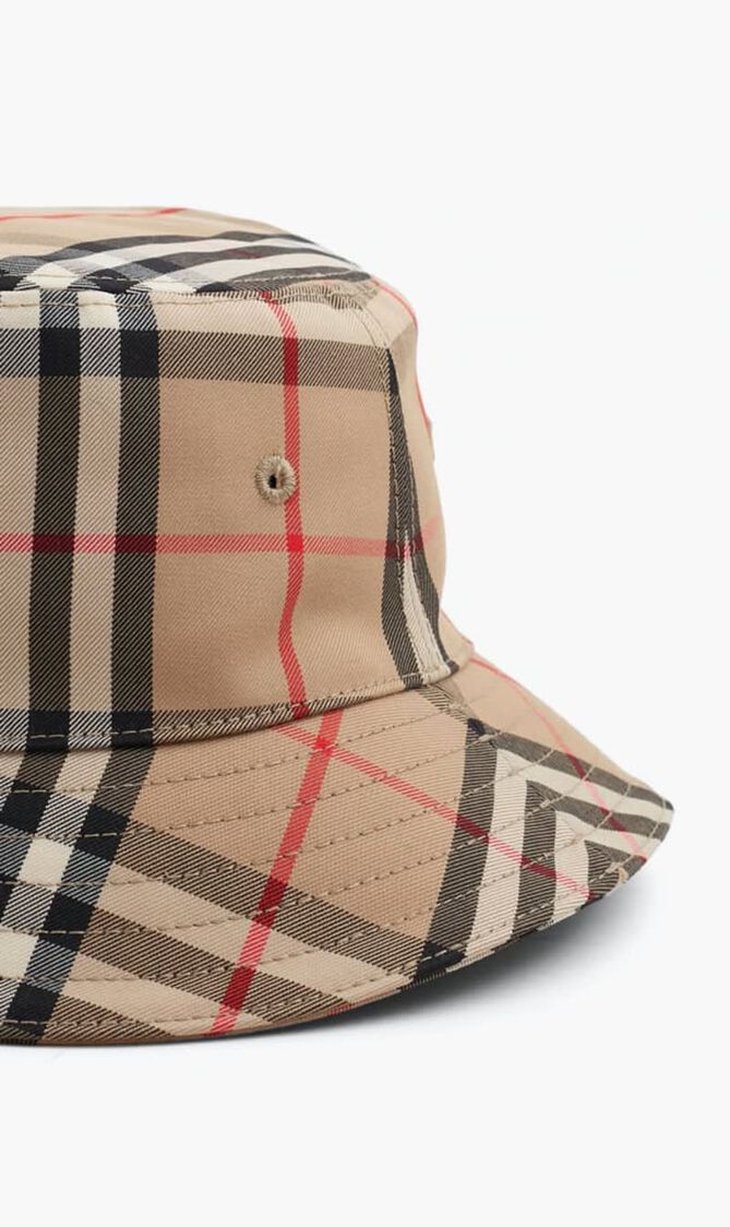 Checked Bucket Hat