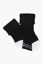 Multi-Coloured Logo Socks , 3 piece Set