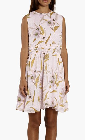 Rontie Cabana Printed Skater Dress