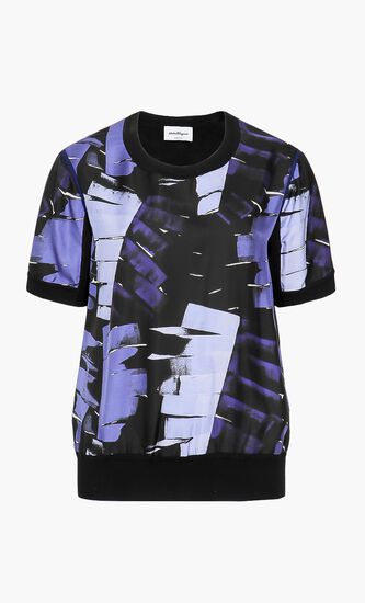 Print Palm Resort Top