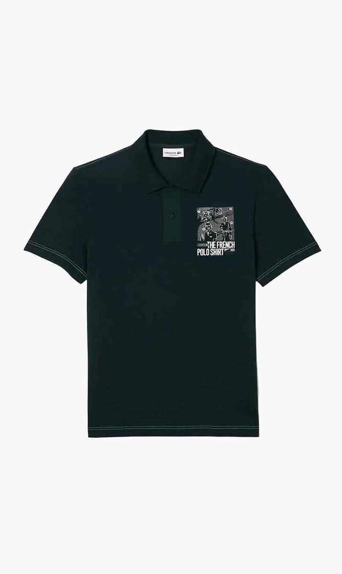 SHORT SLEEVED RIBBED COLLAR SHIRT
