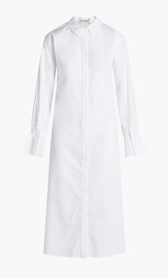 AUGUSTINA LS TIE WAIST SHIRT DRESS