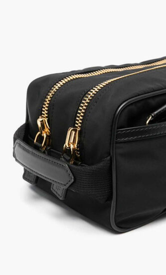 Recycled Nylon Double Zip Pouch