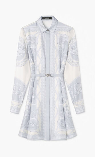 DRESS COUPE DES DIEUX BAROCCO FOULARD ON RESPONSIBLE SILK TWILL