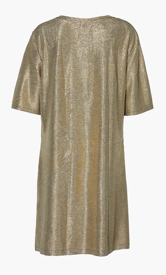 Metallic Knitted Dress