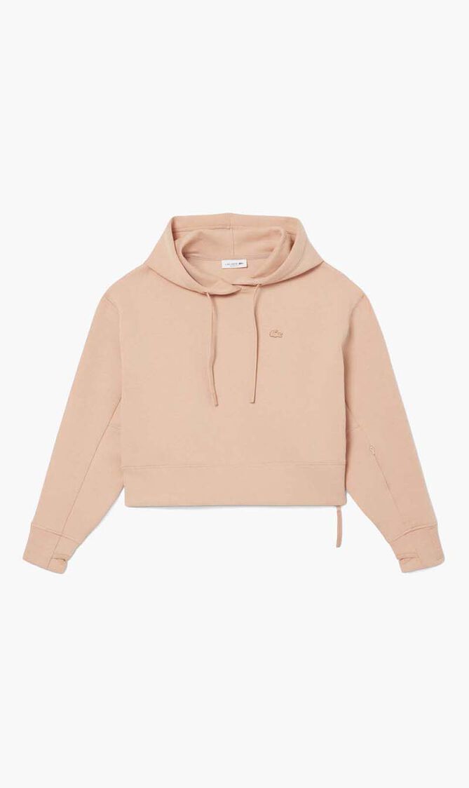 Short Cut Cotton Hoodie