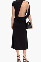 Asymmetric Draped Dress