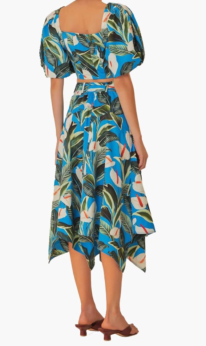 Anthurium Garden Midi Skirt Anthurium Garden Midi Skirt