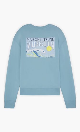 CottonSweatshirt Wave, Vilebrequin x Maison Kitsune